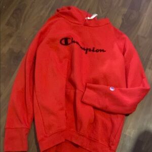 Champion Red Hoodie